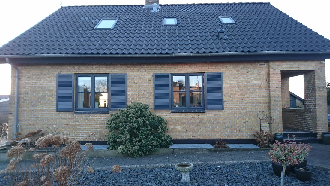 Skodder i aluminium